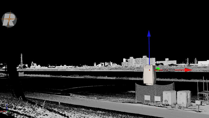 反射率を示す画像