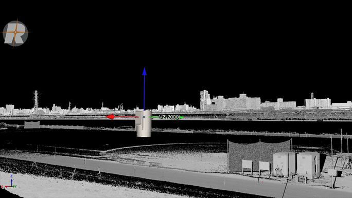 反射率を示す画像